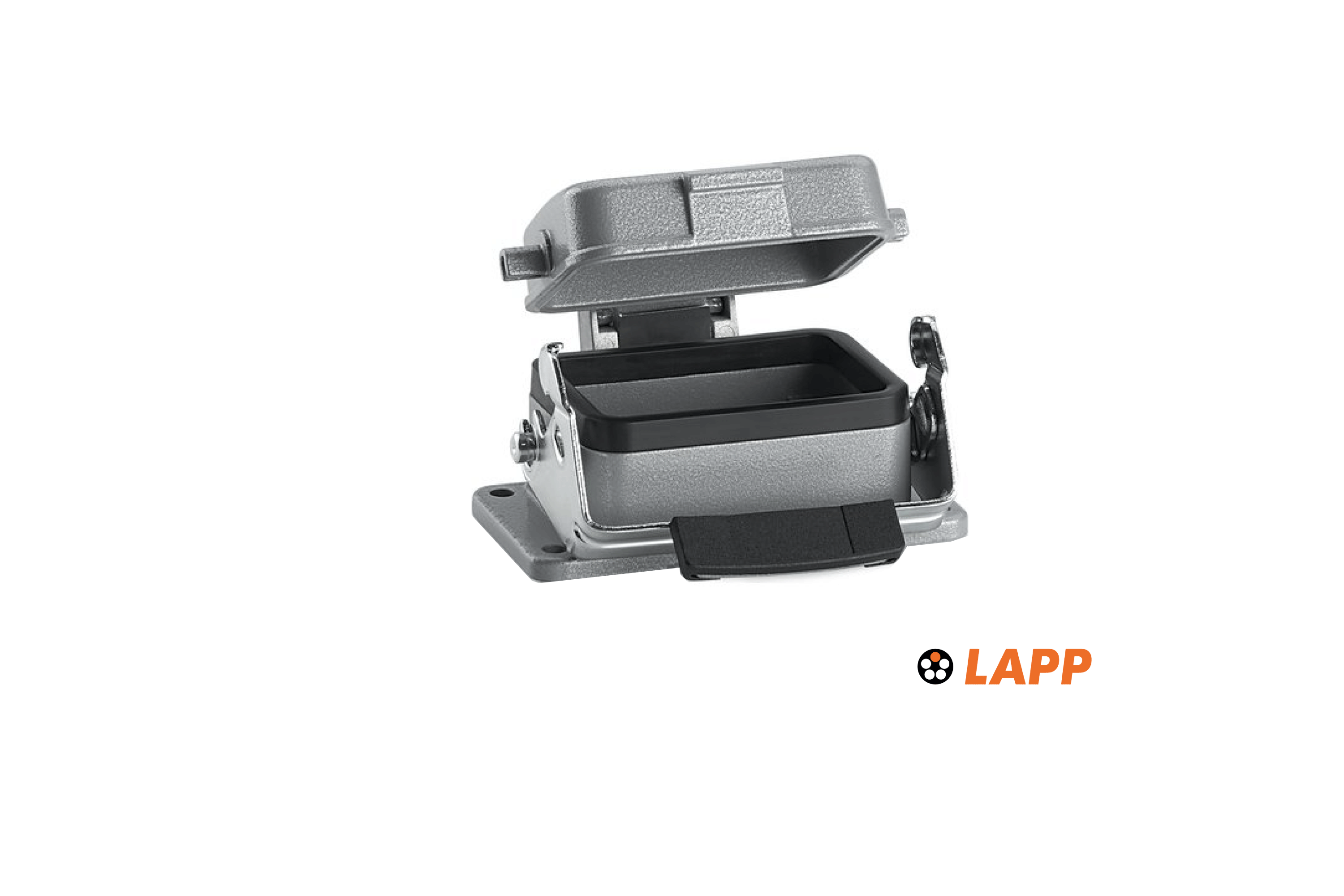 LAPP EPIC® H-B 6 AD-LB Carcasa base de montaje en panel con enganche, carcasa protectora (tapa), palanca simple