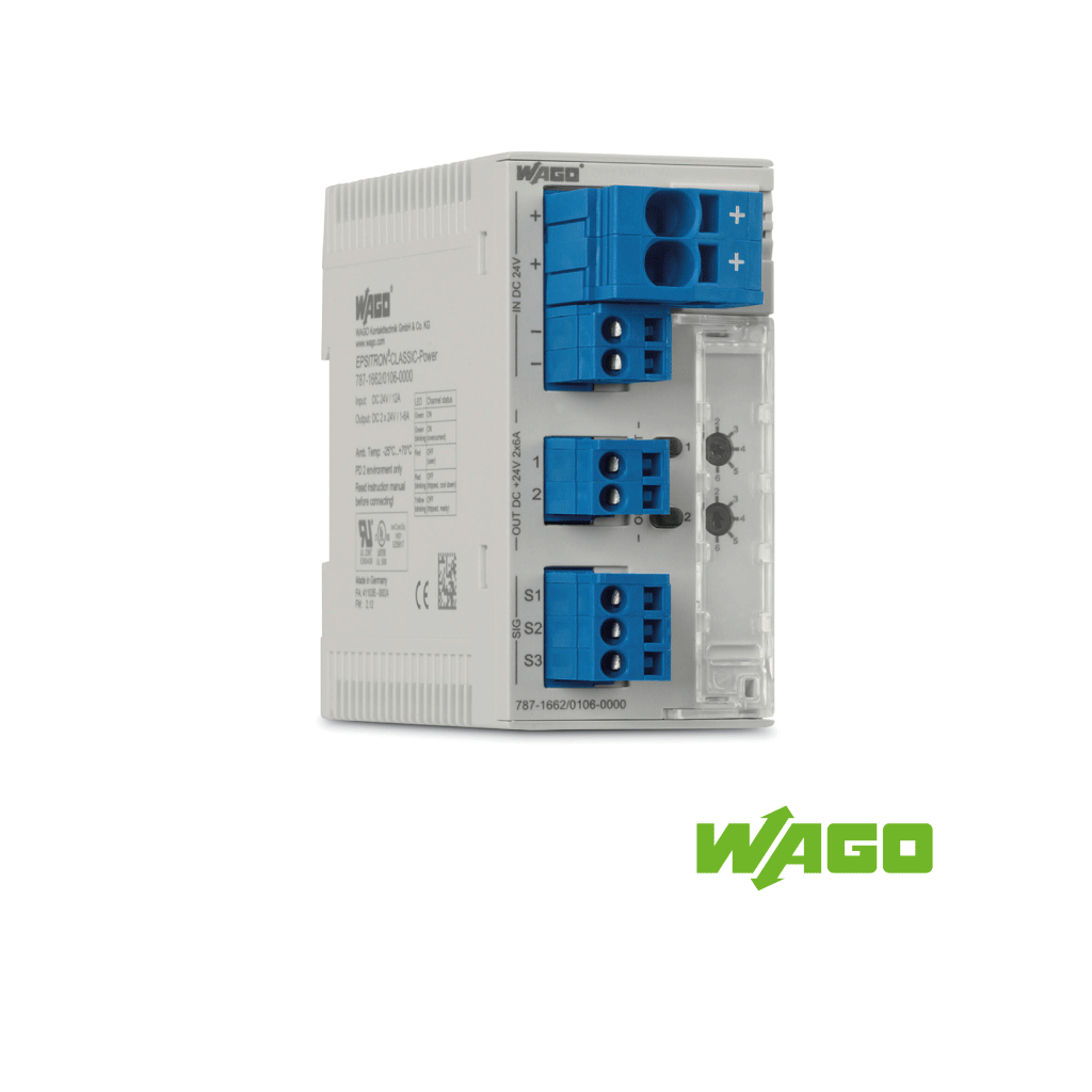 WAGO Disyuntor electrónico 2 canales 24 VDC