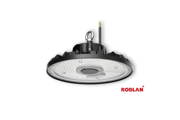 ROBLAN Highbay Multi Power 72W | 100W 6500K 14000lm 120-277V IP65