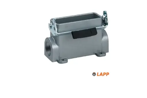 [19448100] LAPP EPIC® H-A 10 SGR-LB M20, Carcasa base de montaje en panel, palanca simple, 1 entrada de cable