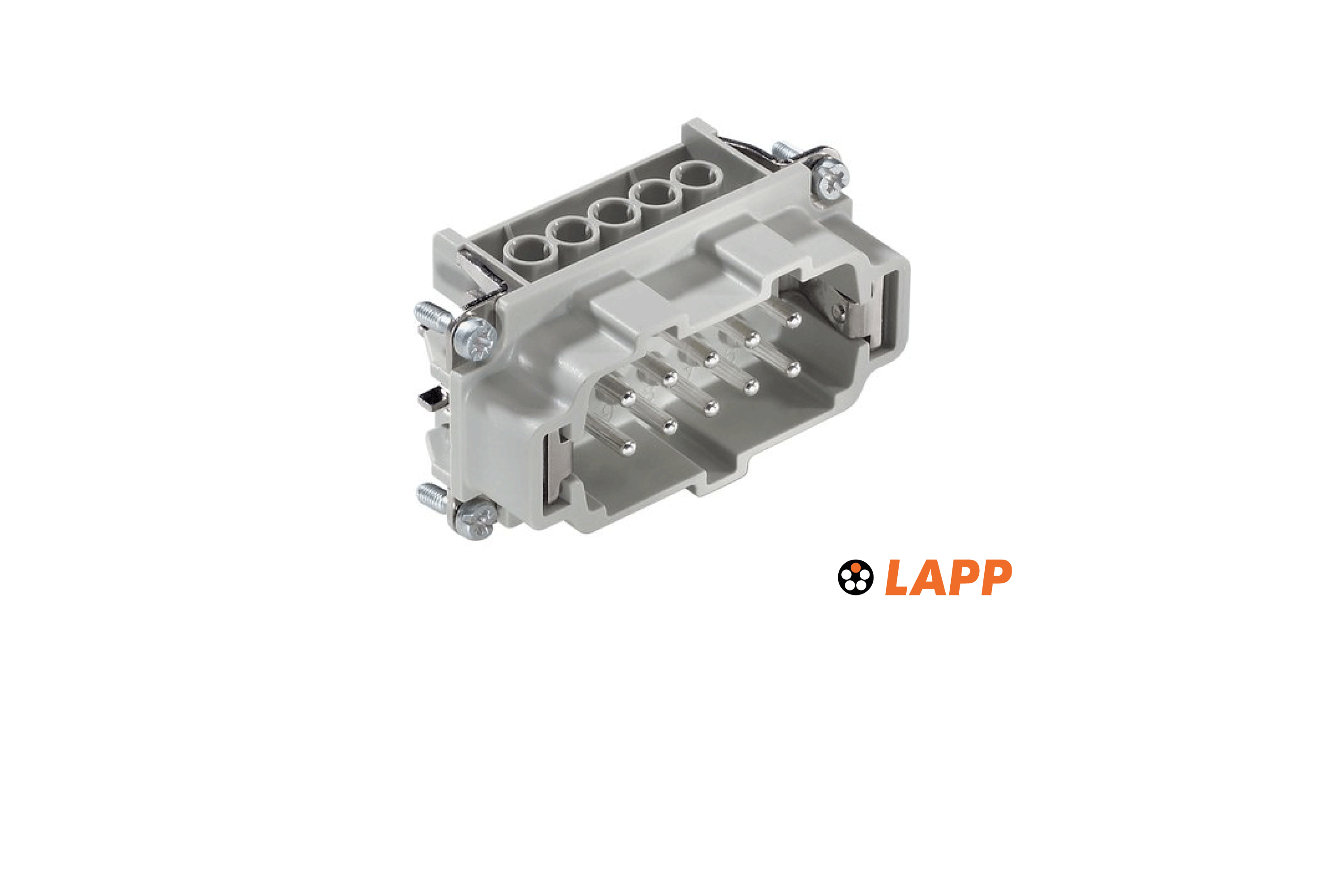 [10193000] LAPP EPIC® H-BE 10 BS | Inserto hembra 10P+T, conexión atornillada con protección de hilo