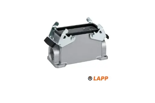 [10074000] LAPP EPIC® H-B 16 SGR 21 Carcasa base de montaje en superficie, 1 entrada de cable PG21 y palanca doble