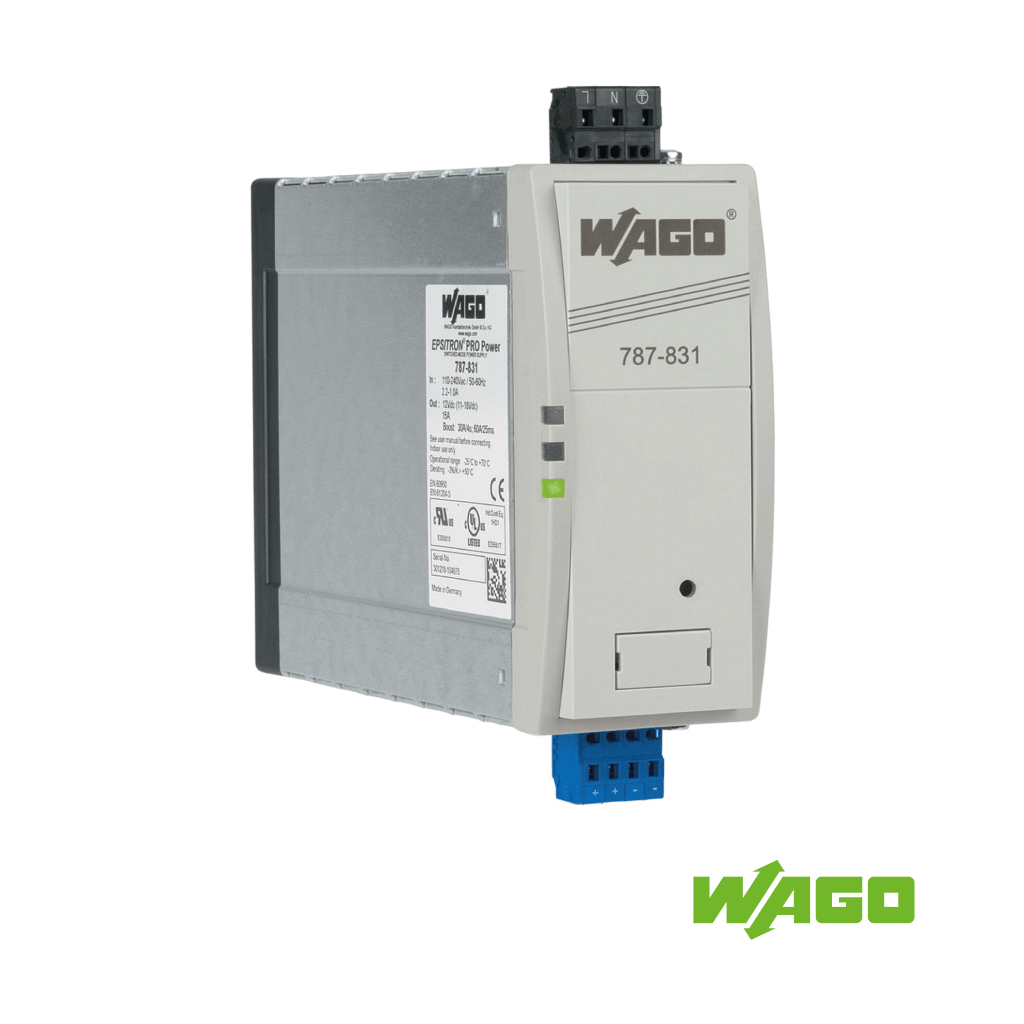 [787-831] WAGO EPSITRON PRO Fuente de alimentación monofásica 12VDC 15A con TopBoost, PowerBoost y conexión CAGE CLAMP®